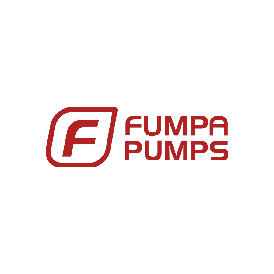 Fumpa Pumps Logo with Red text on white background