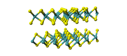 Molecular structure of the Tungsten Di-sulfide used by Silca in their Secret chain Wax