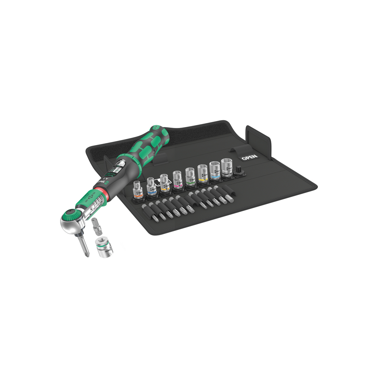 Wera A2 Safe Torque Wrench, Socket & Bit Set