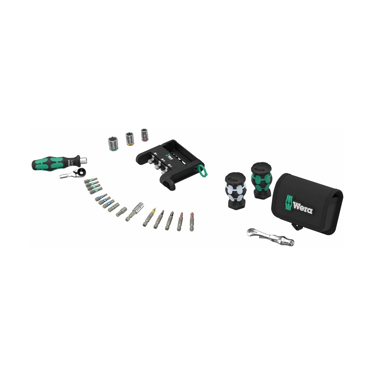 Wera Advent Calendar 2024 tools laid out in front of a white background