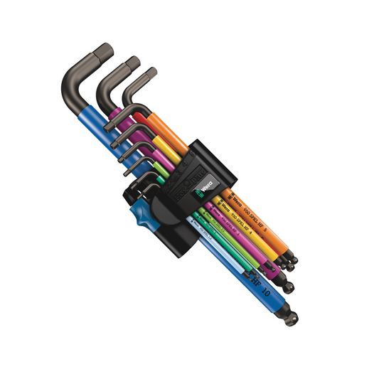 Wera Long Hex Plus Holding Function Rainbow Set 1